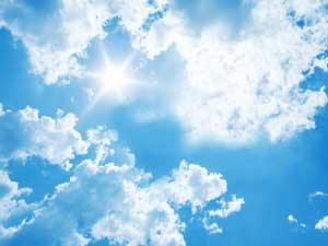 Sun through Clouds