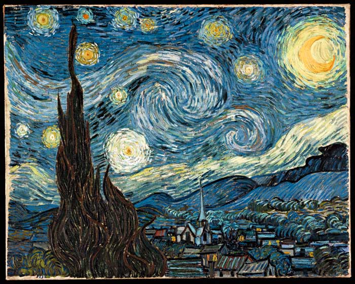 The Starry Night by Vincent van Gogh